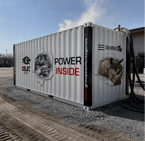 Groupe électrogène sur-mesure en conteneur insonorisé de 100 à 3500 kVA - GELEC Energy Groupe électrogène sur-mesure en conteneur insonorisé de 100 à 3500 kVA - GELEC Energy