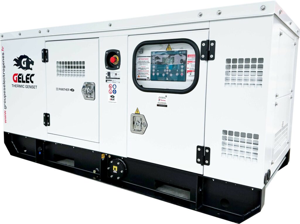 Groupe électrogène industriel gamme PANTHER du 9 au 35 kVA